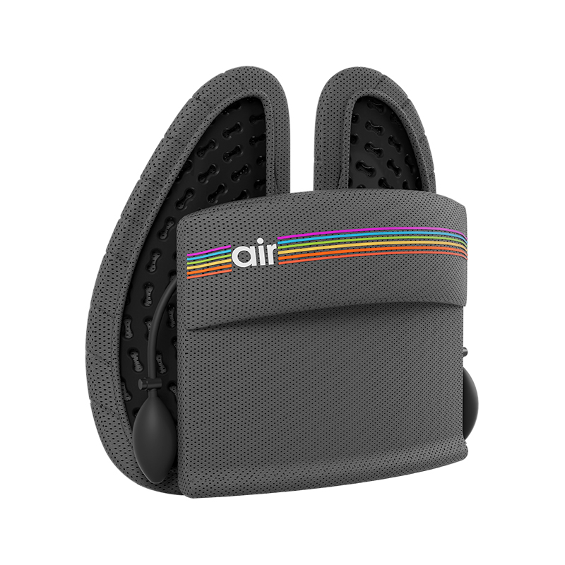 米乔减压腰垫气动追背版 （双气囊）WP-4106（单位：个） 深灰色